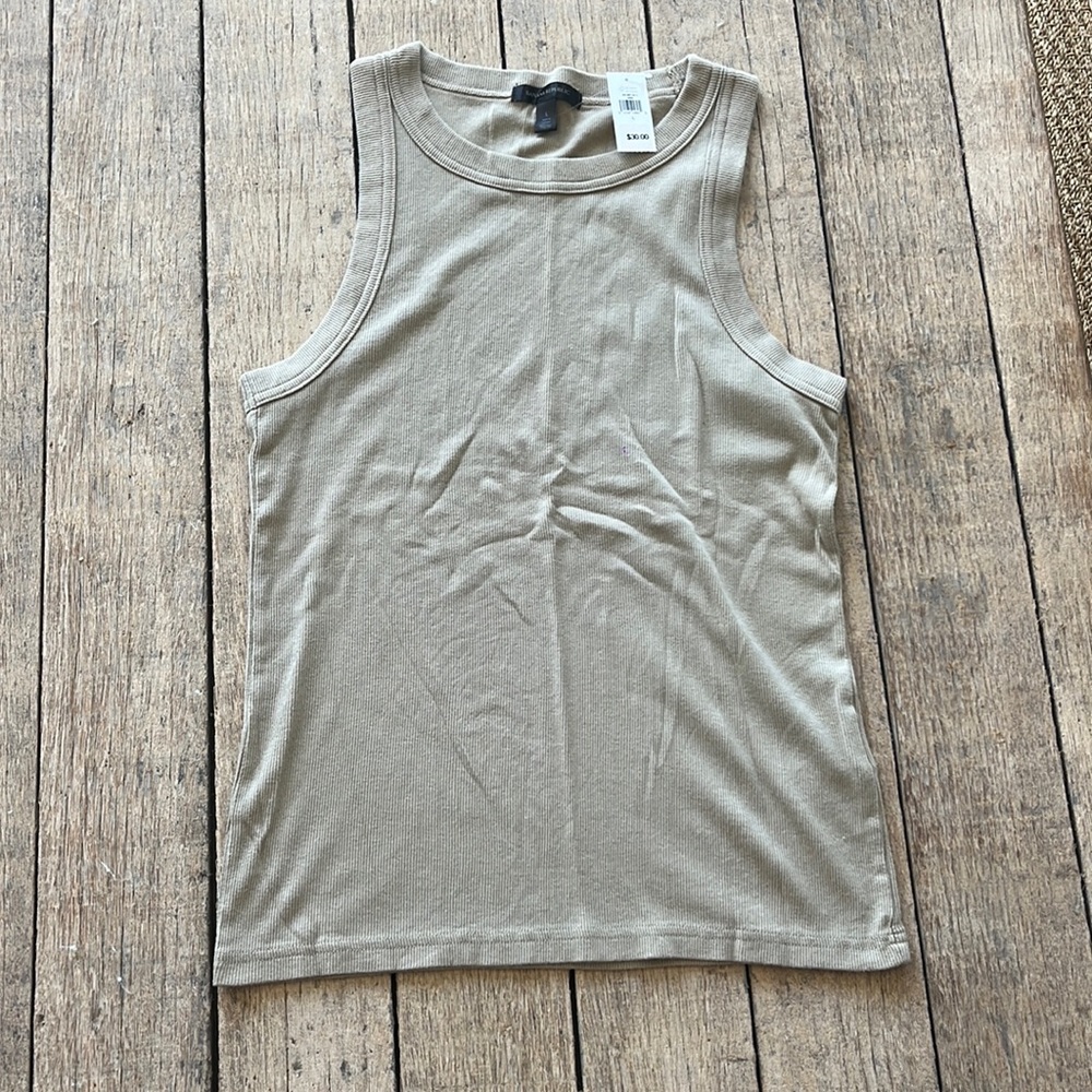 NWT Banana Republic Ribbed Tan Tank